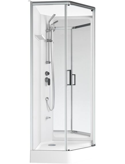 Купить Душевая кабина Aquanet Passion P 2.0 90x90, прозрачное стекло (00263870) по цене 66410 руб., в Санкт-Петебруге в интернет магазине 100-Систем, а также дургие товары AQUANET из раздела Душевые кабины и Душевые кабины и ограждения