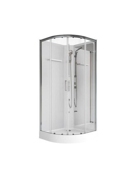 Купить Душевая кабина Aquanet Passion R 2.0 90x90, прозрачное стекло (00263868) по цене 66410 руб., в Санкт-Петебруге в интернет магазине 100-Систем, а также дургие товары AQUANET из раздела Душевые кабины и Душевые кабины и ограждения