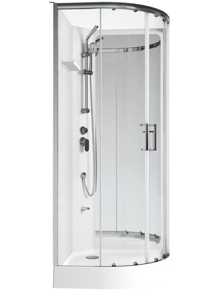 Купить Душевая кабина Aquanet Passion R 2.0 90x90, прозрачное стекло (00263868) по цене 66410 руб., в Санкт-Петебруге в интернет магазине 100-Систем, а также дургие товары AQUANET из раздела Душевые кабины и Душевые кабины и ограждения