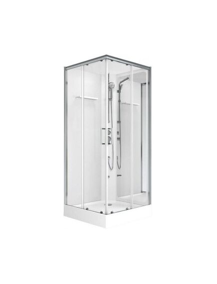 Купить Душевая кабина Aquanet Passion S 2.0 90x90, прозрачное стекло (00263869) по цене 66410 руб., в Санкт-Петебруге в интернет магазине 100-Систем, а также дургие товары AQUANET из раздела Душевые кабины и Душевые кабины и ограждения