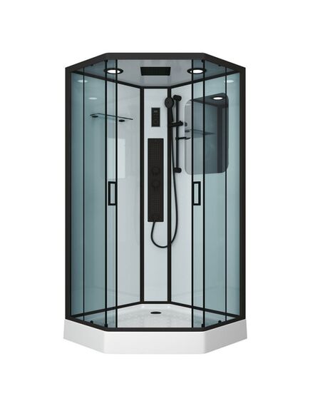Купить Душевая кабина Niagara Premium NG-6902-01GD BLACK (ng-6902-01gd black) по цене 78600 руб., в Санкт-Петебруге в интернет магазине 100-Систем, а также дургие товары  из раздела Душевые кабины и Душевые кабины и ограждения