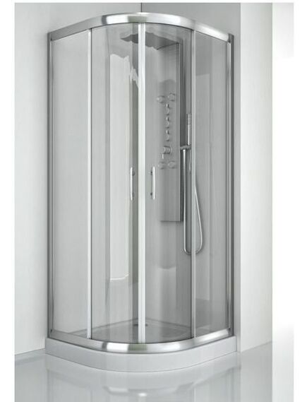 Купить Душевой уголок Aquanet Alfa NAA2142 100x100, R550, прозрачное стекло (185040) по цене 45530 руб., в Санкт-Петебруге в интернет магазине 100-Систем, а также дургие товары AQUANET из раздела Душевые ограждения и Душевые кабины и ограждения
