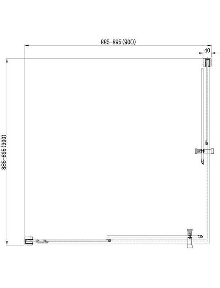 Купить Душевой уголок Aquanet Delta Cube NPE1142 90x90, прозрачное стекло (00183212) по цене 63240 руб., в Санкт-Петебруге в интернет магазине 100-Систем, а также дургие товары AQUANET из раздела Душевые ограждения и Душевые кабины и ограждения