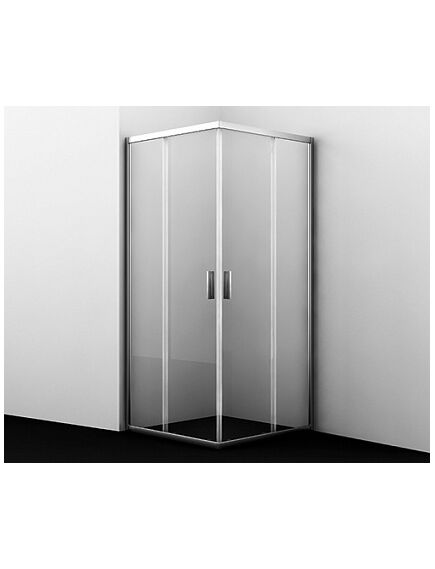 Купить Душевой уголок WasserKRAFT Lippe 45S03 90x90 профиль Хром, стекло Прозрачное (45s03) по цене 34073 руб., в Санкт-Петебруге в интернет магазине 100-Систем, а также дургие товары WasserKRAFT из раздела Душевые ограждения и Душевые кабины и ограждения