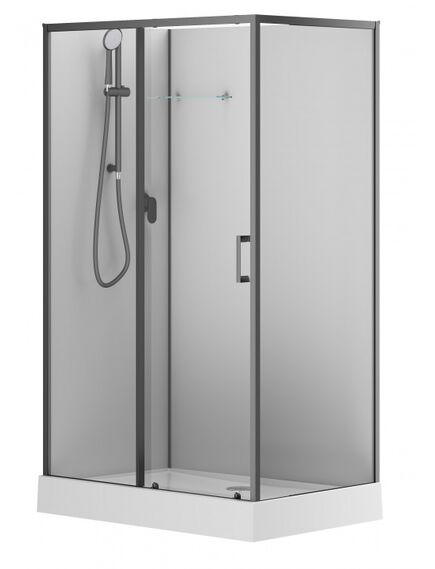 Купить Душевая кабина Aquanet Passion EVO 120L Black 120x80 (00282012) по цене 64510 руб., в Санкт-Петебруге в интернет магазине 100-Систем, а также дургие товары AQUANET из раздела Душевые кабины и Душевые кабины и ограждения