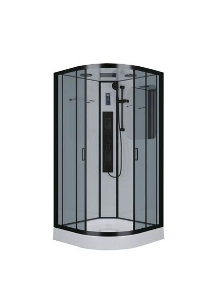 Купить Душевая кабина Niagara Premium NG-6901-01G BLACK (ng-6901-01g black) по цене 73600 руб., в Санкт-Петебруге в интернет магазине 100-Систем, а также дургие товары  из раздела Душевые кабины и Душевые кабины и ограждения