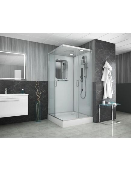 Купить Душевая кабина Niagara Premium NG-6001-01GQ (ng-6001-01gq) по цене 75800 руб., в Санкт-Петебруге в интернет магазине 100-Систем, а также дургие товары  из раздела Душевые кабины и Душевые кабины и ограждения
