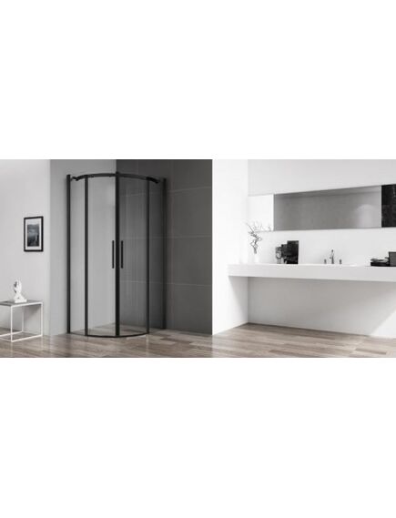 Купить Душевой уголок BelBagno ACQUA-R-2-90-C-NERO (acqua-r-2-90-c-nero) по цене 57400 руб., в Санкт-Петебруге в интернет магазине 100-Систем, а также дургие товары BelBagno из раздела Душевые ограждения и Душевые кабины и ограждения