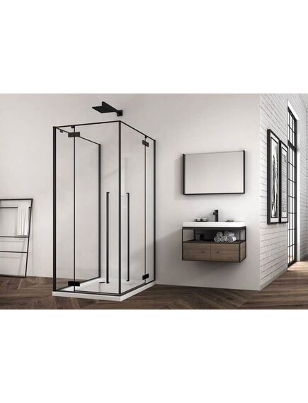 Купить Душевой уголок ABBER Eins AG06099B (ag06099b) по цене 59160 руб., в Санкт-Петебруге в интернет магазине 100-Систем, а также дургие товары ABBER из раздела Душевые ограждения и Душевые кабины и ограждения