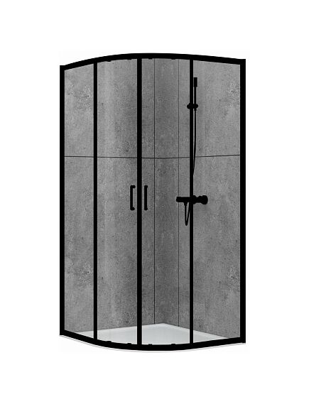 Купить Душевой уголок ABBER Schwarzer Diamant AG01080B (ag01080b) по цене 30430 руб., в Санкт-Петебруге в интернет магазине 100-Систем, а также дургие товары ABBER из раздела Душевые ограждения и Душевые кабины и ограждения