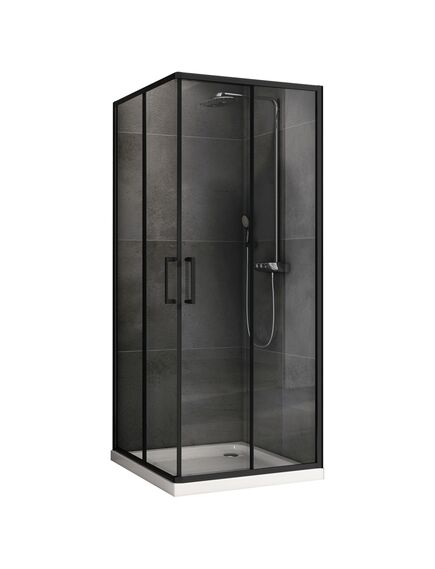 Купить Душевой уголок ABBER Schwarzer Diamant AG02080B5 (ag02080b5) по цене 21420 руб., в Санкт-Петебруге в интернет магазине 100-Систем, а также дургие товары ABBER из раздела Душевые ограждения и Душевые кабины и ограждения