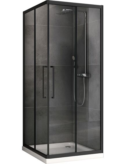 Купить Душевой уголок ABBER Schwarzer Diamant AG02080BH (ag02080bh) по цене 31450 руб., в Санкт-Петебруге в интернет магазине 100-Систем, а также дургие товары ABBER из раздела Душевые ограждения и Душевые кабины и ограждения
