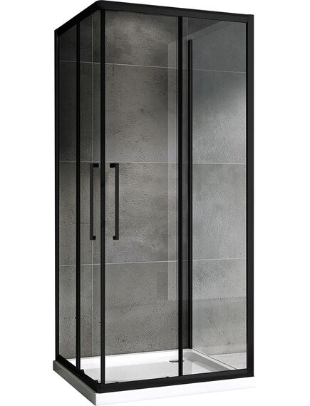 Купить Душевой уголок ABBER Schwarzer Diamant AG02080BH-S80B (ag02080bh-s80b) по цене 46410 руб., в Санкт-Петебруге в интернет магазине 100-Систем, а также дургие товары ABBER из раздела Душевые ограждения и Душевые кабины и ограждения