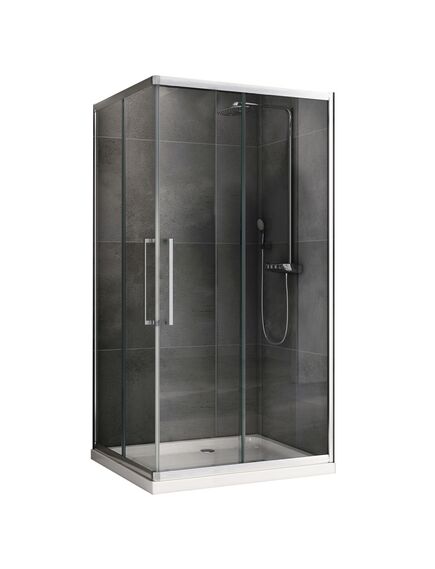 Купить Душевой уголок ABBER Schwarzer Diamant AG02128H (ag02128h) по цене 32810 руб., в Санкт-Петебруге в интернет магазине 100-Систем, а также дургие товары ABBER из раздела Душевые ограждения и Душевые кабины и ограждения