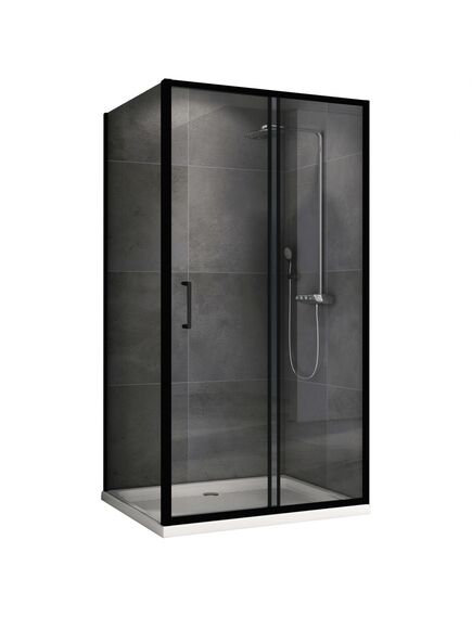 Купить Душевой уголок ABBER Schwarzer Diamant AG30100B5-S100B5 (ag30100b5-s100b5) по цене 33150 руб., в Санкт-Петебруге в интернет магазине 100-Систем, а также дургие товары ABBER из раздела Душевые ограждения и Душевые кабины и ограждения