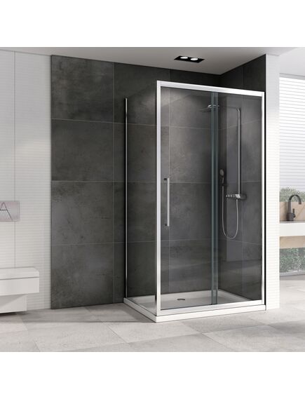 Купить Душевой уголок ABBER Schwarzer Diamant AG30110H-S85 (ag30110h-s85) по цене 37740 руб., в Санкт-Петебруге в интернет магазине 100-Систем, а также дургие товары ABBER из раздела Душевые ограждения и Душевые кабины и ограждения