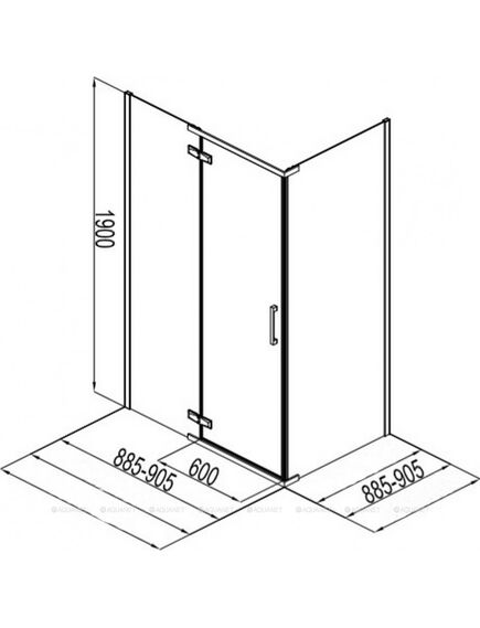 Купить Душевой уголок Aquanet Logic C900 AE32-S-90х90U-CT 900x900, прозрачное стекло (ae32-s-90х90u-ct) по цене 41730 руб., в Санкт-Петебруге в интернет магазине 100-Систем, а также дургие товары AQUANET из раздела Душевые ограждения и Душевые кабины и ограждения