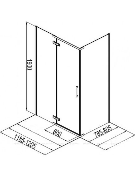 Купить Душевой уголок Aquanet Logic RC1200 AE32-S-120x80U-CT 1200x800, прозрачное стекло (ae32-s-120x80u-ct) по цене 43000 руб., в Санкт-Петебруге в интернет магазине 100-Систем, а также дургие товары AQUANET из раздела Душевые ограждения и Душевые кабины и ограждения