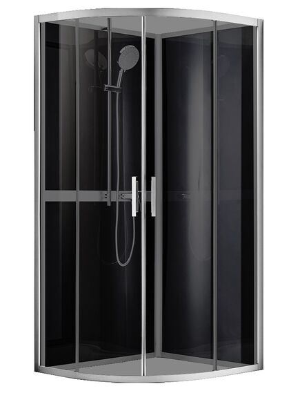 Купить Душевое ограждение AZARIO DENVER 900х900х2000 серое стекло 4 мм. Easy Clean (az-n10812 900 grey) по цене 47850 руб., в Санкт-Петебруге в интернет магазине 100-Систем, а также дургие товары Azario из раздела Душевые ограждения и Душевые кабины и ограждения