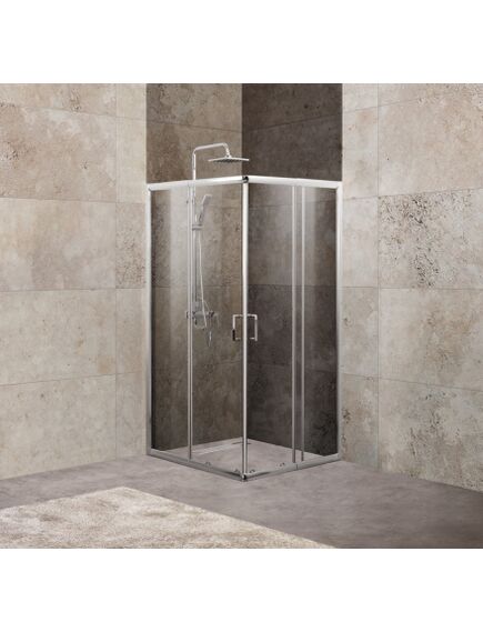 Купить Душевой уголок BelBagno UNIQUE-A-2-85/100-C-Cr (unique-a-2-85/100-c-cr) по цене 23500 руб., в Санкт-Петебруге в интернет магазине 100-Систем, а также дургие товары BelBagno из раздела Душевые ограждения и Душевые кабины и ограждения