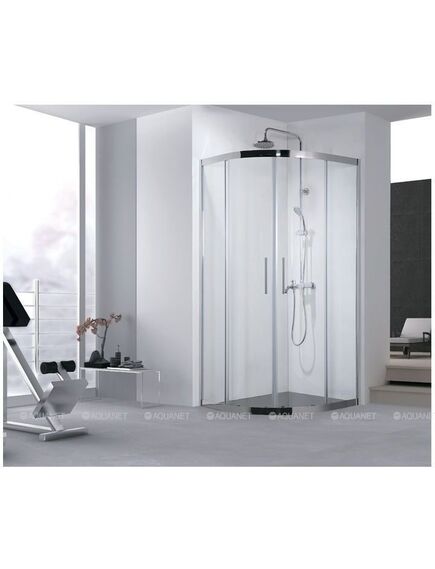 Купить Душевой уголок Aquanet Delta NPE2142 100x100, R550, прозрачное стекло (npe2142) по цене 65770 руб., в Санкт-Петебруге в интернет магазине 100-Систем, а также дургие товары AQUANET из раздела Душевые ограждения и Душевые кабины и ограждения
