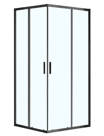 Купить Душевой уголок Azario Milton 100х200 AZ-ND1142 1000 Black (az-nd1142 1000 black) по цене 25800 руб., в Санкт-Петебруге в интернет магазине 100-Систем, а также дургие товары Azario из раздела Душевые ограждения и Душевые кабины и ограждения