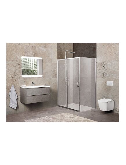 Купить Душевой уголок BelBagno UNIQUE-AH-1-120/135-80-C-Cr стекло прозрачное (unique-ah-1-120/135-80-c-cr) по цене 40700 руб., в Санкт-Петебруге в интернет магазине 100-Систем, а также дургие товары BelBagno из раздела Душевые ограждения и Душевые кабины и ограждения