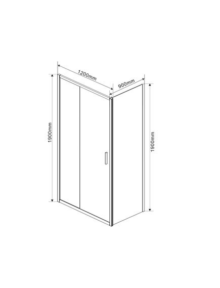 Купить Душевой уголок Garda VSR-1G9012CGB, 1200*900, черный, стекло тонированное, , шт (vsr-1g9012cgb) по цене 46702 руб., в Санкт-Петебруге в интернет магазине 100-Систем, а также дургие товары Vincea из раздела Душевые ограждения и Душевые кабины и ограждения