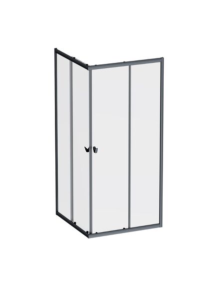 Купить W87G-403-9090-BT Sunny душ огражд квадратн, раздвижн двери 90x90 черный,стекло прозрачн (w87g-403-9090-bt) по цене 27890 руб., в Санкт-Петебруге в интернет магазине 100-Систем, а также дургие товары AM.PM из раздела Душевые ограждения и Душевые кабины и ограждения