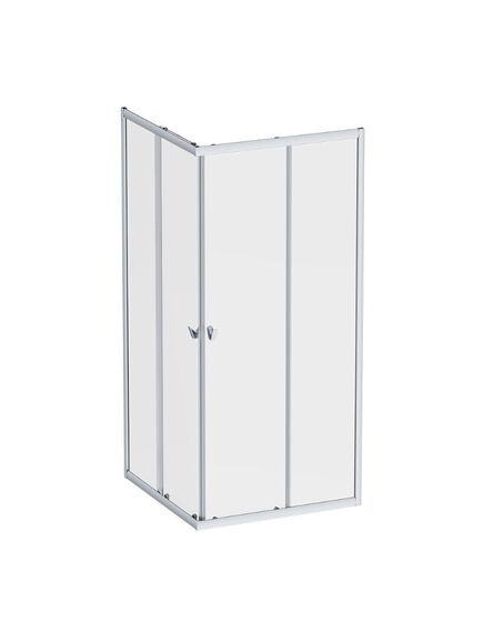Купить W87G-403-9090-MT Sunny душ огражд квадратн, раздвижн двери 90x90 серебро,стекло прозрачн (w87g-403-9090-mt) по цене 27190 руб., в Санкт-Петебруге в интернет магазине 100-Систем, а также дургие товары AM.PM из раздела Душевые ограждения и Душевые кабины и ограждения