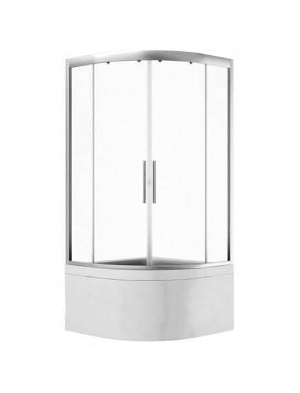 Купить Душевой уголок AM.PM Gem W90G-401A090WT Профиль матовый хром, стекло прозрачное (w90g-401a090wt) по цене 44990 руб., в Санкт-Петебруге в интернет магазине 100-Систем, а также дургие товары AM.PM из раздела Душевые ограждения и Душевые кабины и ограждения