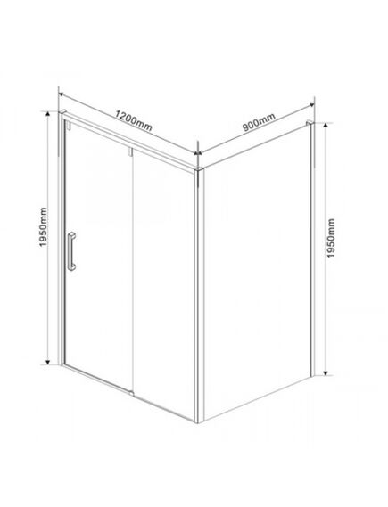 Купить Душевой уголок Lugano VSR-1L9012CL, 1200*900, хром, стекло прозрачное, , шт (vsr-1l9012cl) по цене 19342 руб., в Санкт-Петебруге в интернет магазине 100-Систем, а также дургие товары Vincea из раздела Душевые ограждения и Душевые кабины и ограждения