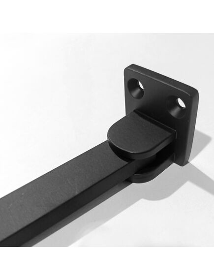Купить Кронштейн ABBER AG0017B для душевого ограждения, черный матовый (ag0017b) по цене 1615 руб., в Санкт-Петебруге в интернет магазине 100-Систем, а также дургие товары ABBER из раздела Комплектующие для душевых кабин и ограждений и Душевые кабины и ограждения