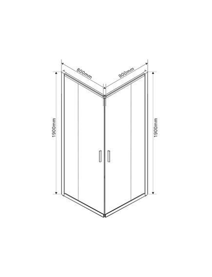 Купить Душевой уголок Garda VSS-1G8090CH, 900*800, хром, стекло шиншилла, , шт (vss-1g8090ch) по цене 42608 руб., в Санкт-Петебруге в интернет магазине 100-Систем, а также дургие товары Vincea из раздела Душевые ограждения и Душевые кабины и ограждения