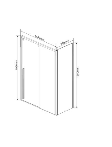 Купить Душевой уголок Lugano VSR-1L8014CLB-1, 1400*800, черный, стекло прозрачное, , шт (vsr-1l8014clb-1) по цене 71487.5 руб., в Санкт-Петебруге в интернет магазине 100-Систем, а также дургие товары Vincea из раздела Душевые ограждения и Душевые кабины и ограждения