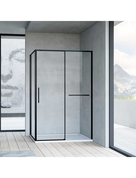 Купить Душевой уголок Slim Soft VSR-1SS9010CLB, 1000*900, черный, стекло прозрачное, , шт (vsr-1ss9010clb) по цене 50179 руб., в Санкт-Петебруге в интернет магазине 100-Систем, а также дургие товары Vincea из раздела Душевые ограждения и Душевые кабины и ограждения