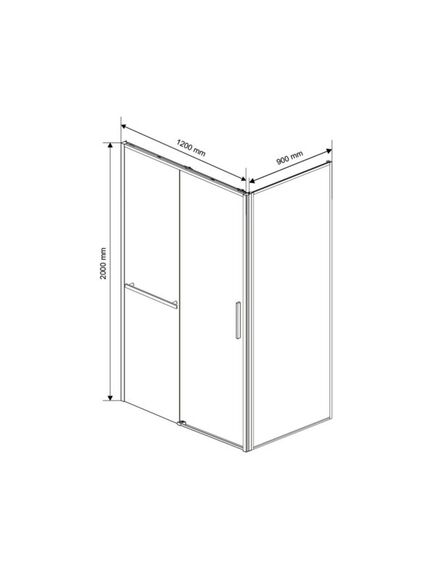 Купить Душевой уголок Slim Soft VSR-1SS9012CGB, 1200*900, черный, стекло тонированное, , шт (vsr-1ss9012cgb) по цене 53133.5 руб., в Санкт-Петебруге в интернет магазине 100-Систем, а также дургие товары Vincea из раздела Душевые ограждения и Душевые кабины и ограждения