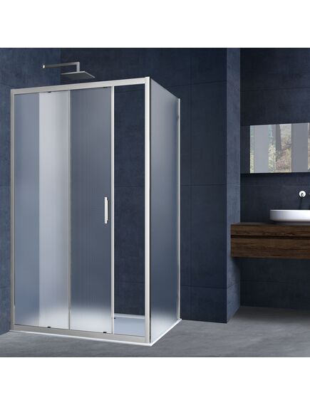 Купить Душевой уголок Alpha VSR-3AL8015MT, 1500*800, хром, стекло текстурное, , шт (vsr-3al8015mt) по цене 41847.5 руб., в Санкт-Петебруге в интернет магазине 100-Систем, а также дургие товары Vincea из раздела Душевые ограждения и Душевые кабины и ограждения
