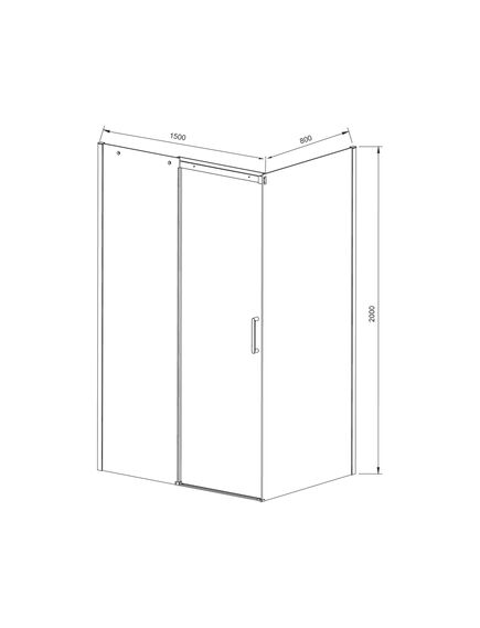 Купить Душевой уголок Dice VSR-4D8015CLB, 1500*800, черный, стекло прозрачное, , шт (vsr-4d8015clb) по цене 46531 руб., в Санкт-Петебруге в интернет магазине 100-Систем, а также дургие товары Vincea из раздела Душевые ограждения и Душевые кабины и ограждения