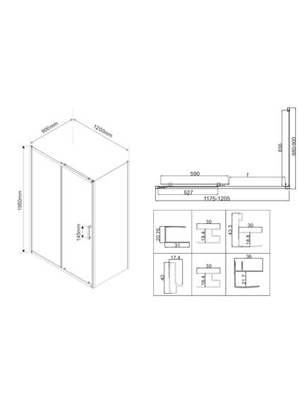 Купить Душевой уголок City VSR-5CT9012CL, 1200*900, хром, стекло прозрачное , , шт (vsr-5ct9012cl) по цене 28775.5 руб., в Санкт-Петебруге в интернет магазине 100-Систем, а также дургие товары Vincea из раздела Душевые ограждения и Душевые кабины и ограждения