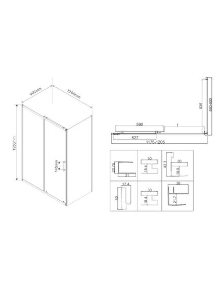 Купить Душевой уголок City VSR-5CT9012MT, 1200*900, хром, стекло текстурное, , шт (vsr-5ct9012mt) по цене 29450 руб., в Санкт-Петебруге в интернет магазине 100-Систем, а также дургие товары Vincea из раздела Душевые ограждения и Душевые кабины и ограждения