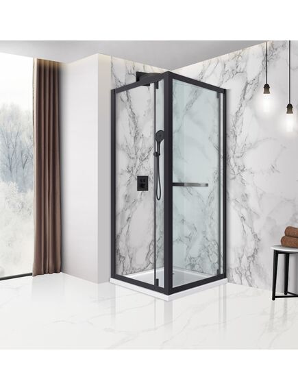 Купить Душевой уголок Stile VSS-2ST9090CLB-R, 900*900, черный, стекло прозрачное, правый, , шт (vss-2st9090clb-r) по цене 51404.5 руб., в Санкт-Петебруге в интернет магазине 100-Систем, а также дургие товары Vincea из раздела Душевые ограждения и Душевые кабины и ограждения
