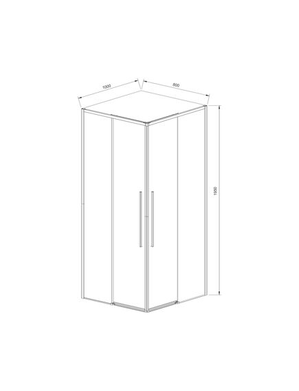 Купить Душевой уголок Slim-N VSS-4SN8010CLB, 1000*800, черный, стекло прозрачное, , шт (vss-4sn8010clb) по цене 32214.5 руб., в Санкт-Петебруге в интернет магазине 100-Систем, а также дургие товары Vincea из раздела Душевые ограждения и Душевые кабины и ограждения