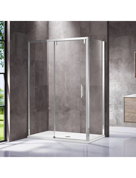 Купить Душевой уголок Lugano VSR-1L9012CL, 1200*900, хром, стекло прозрачное, , шт (vsr-1l9012cl) по цене 19342 руб., в Санкт-Петебруге в интернет магазине 100-Систем, а также дургие товары Vincea из раздела Душевые ограждения и Душевые кабины и ограждения