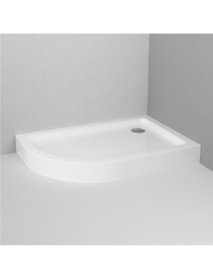 Купить W83T-302R120W Like 120  Поддон для душ. ограждения, правосторонний, 120x80, белый акрил (w83t-302r120w) по цене 24990 руб., в Санкт-Петебруге в интернет магазине 100-Систем, а также дургие товары AM.PM из раздела Нестандартные и Душевые поддоны