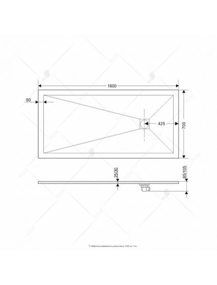 Купить Душевой поддон прямоугольный RGW ST-G (16152716-02) по цене 31628.93 руб., в Санкт-Петебруге в интернет магазине 100-Систем, а также дургие товары RGW из раздела Прямоугольные и Душевые поддоны