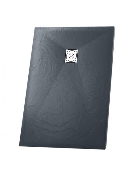 Купить Душевой поддон из искусственного камня RGW STT ST-0108G 80x100x2,5 Графит (16152810-02) по цене 22123.87 руб., в Санкт-Петебруге в интернет магазине 100-Систем, а также дургие товары RGW из раздела Прямоугольные и Душевые поддоны