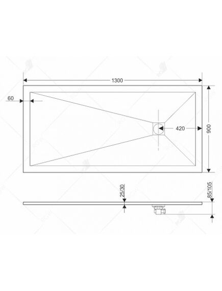 Купить Душевой поддон прямоугольный RGW ST-W (16152913-01) по цене 34284.11 руб., в Санкт-Петебруге в интернет магазине 100-Систем, а также дургие товары RGW из раздела Прямоугольные и Душевые поддоны