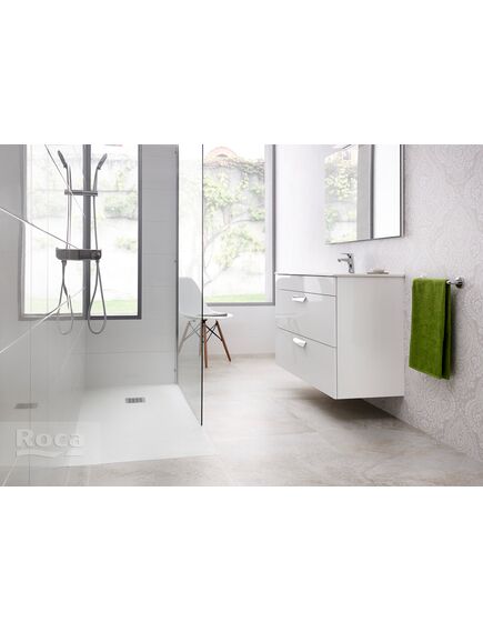 Купить Душевой поддон из материала Stonex® Roca Terran 1200X900 с сифоном, белый, AP1014B038401100 (ap1014b038401100) по цене 42448.77 руб., в Санкт-Петебруге в интернет магазине 100-Систем, а также дургие товары ROCA из раздела Прямоугольные и Душевые поддоны