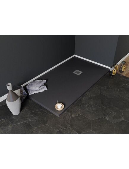 Купить Душевой поддон Aquanet Pleasure 160х80 черный (258894) по цене 37270 руб., в Санкт-Петебруге в интернет магазине 100-Систем, а также дургие товары AQUANET из раздела Прямоугольные и Душевые поддоны